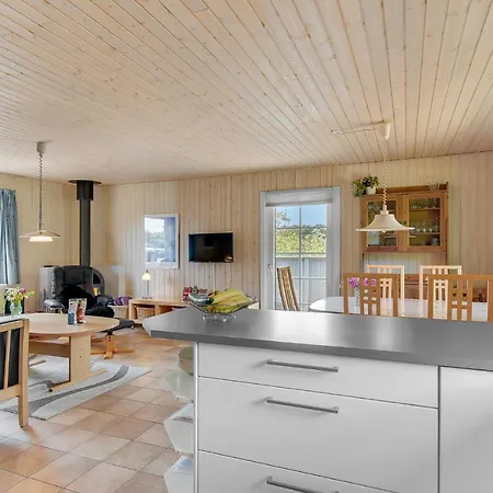 Hébergement de vacances Two-bedroom Haderslev With A Fireplace 05 Diernæs